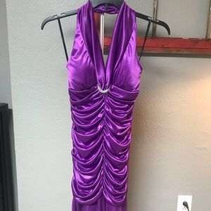 Purple Cocktail Dress